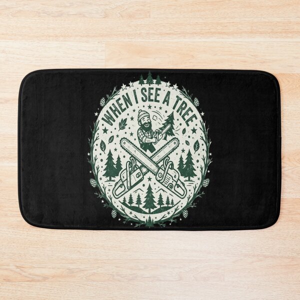 Item preview, Funny Lumberjack Chainsaw Quote – Wait I See designed and sold by MarceloBozzano.