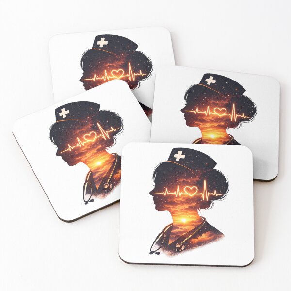 Item preview, Nurse Heartbeat Silhouette | Medical Love | Healthcare PNG Design designed and sold by Moonveil_Studio.