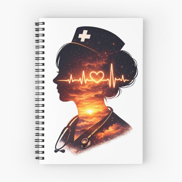 Item preview, Nurse Heartbeat Silhouette | Medical Love | Healthcare PNG Design designed and sold by Moonveil_Studio.