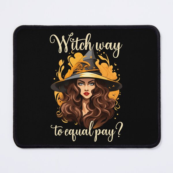 Item preview, Witch Way to Equal Pay? - Bold Feminist Halloween Witch I designed and sold by Lemon Pepper.