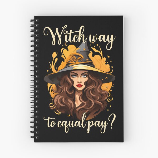 Item preview, Witch Way to Equal Pay? - Bold Feminist Halloween Witch I designed and sold by Lemon Pepper.