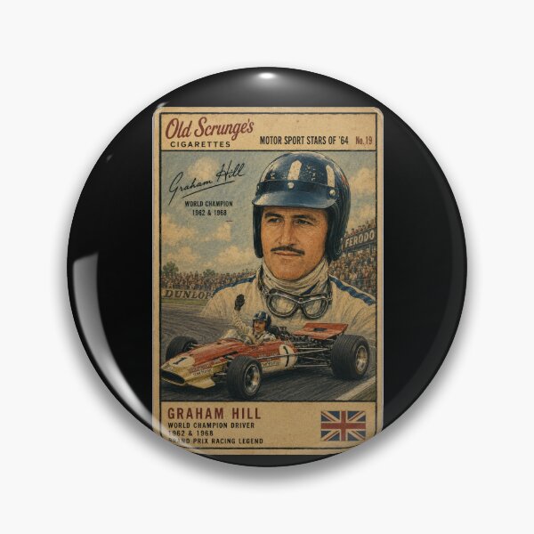 Item preview, Graham Hill - Trading Card designed and sold by halibutgoatramb.