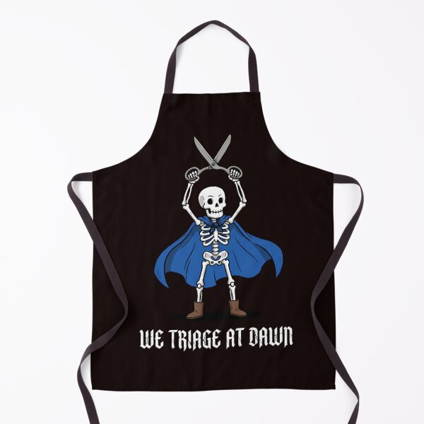 Item preview, We Triage At Dawn Skeleton Emergency Medical Tech Halloween designed and sold by w66aboo.