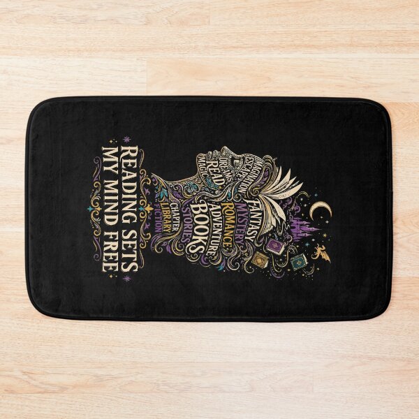 Item preview, Reading sets my mind free for book lovers designed and sold by HandicraftArt.