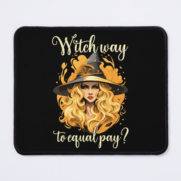 Item preview, Witch Way to Equal Pay? - Bold Feminist Halloween Witch II designed and sold by Lemon Pepper.