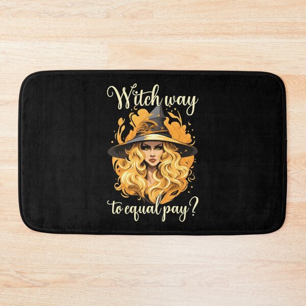 Item preview, Witch Way to Equal Pay? - Bold Feminist Halloween Witch II designed and sold by Lemon Pepper.