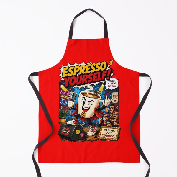 Item preview, Espresso Yourself – Funny Comics Design designed and sold by Mac Sketches.