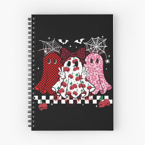 Item preview, Skull Cherry Ghosts Spooky Cute Grunge Y2K Halloween Trio designed and sold by Alluka Brand.