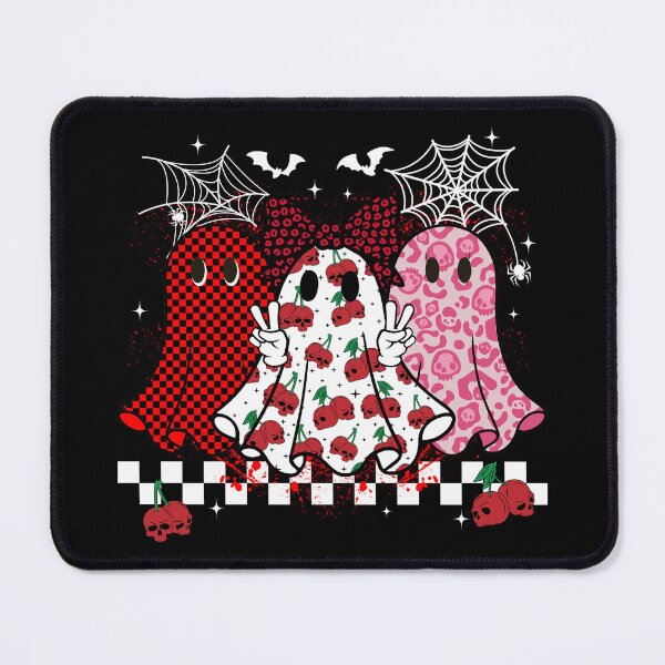 Item preview, Skull Cherry Ghosts Spooky Cute Grunge Y2K Halloween Trio designed and sold by Alluka Brand.