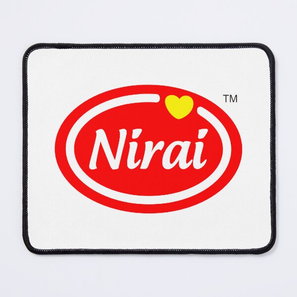 Item preview, Nirai Red Oval Logo with Yellow Heart designed and sold by Rebeccasio.
