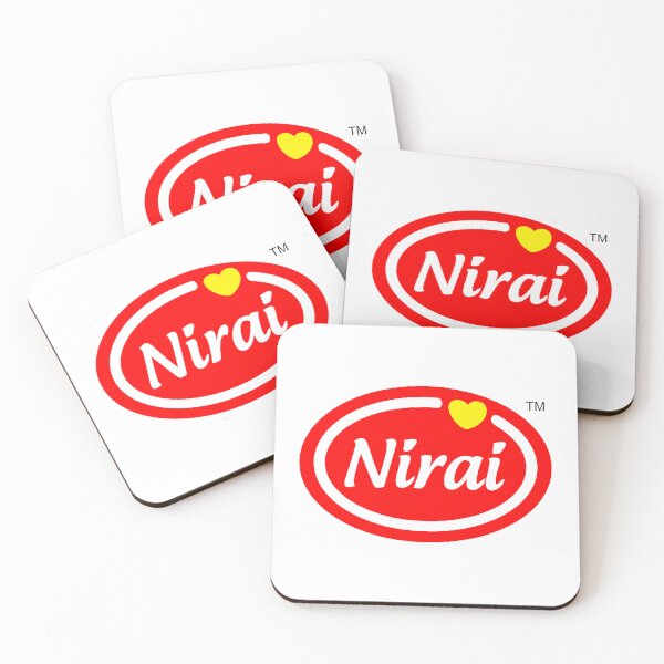 Item preview, Nirai Red Oval Logo with Yellow Heart designed and sold by Rebeccasio.