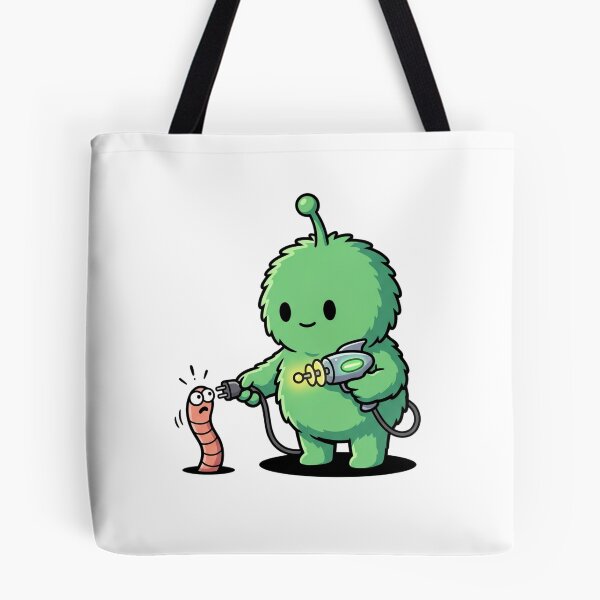 Item preview, Cute Alien Mistaking Earthworm For Power Outlet designed and sold by Rare By Hero.