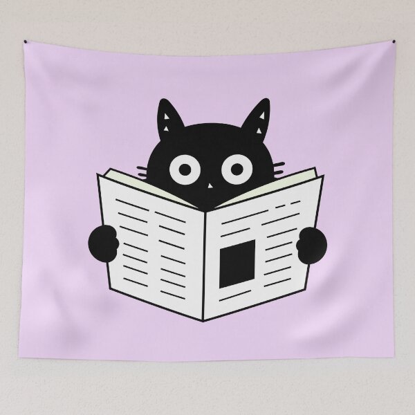 Item preview, Daily News Cat designed and sold by DibujandoPorfa.