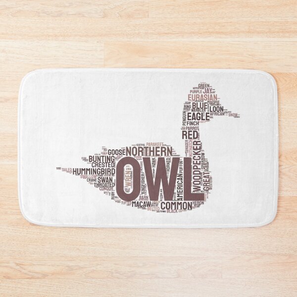 Item preview, Ultimate Duck Lover Species Silhouette Word Art designed and sold by AyfuDesigns.