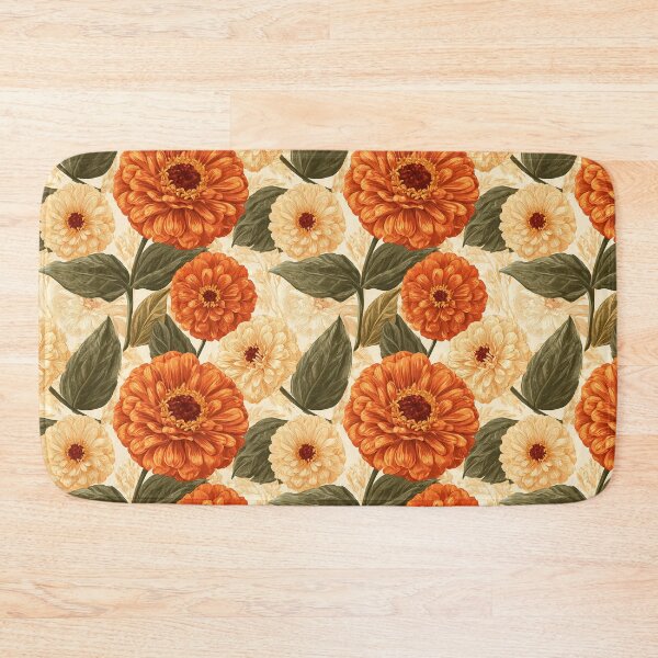 Item preview, Vibrant Zinnia Texture  - Birth Flower Pattern - Best Friend Gifts designed and sold by RoyalStarsPatts.