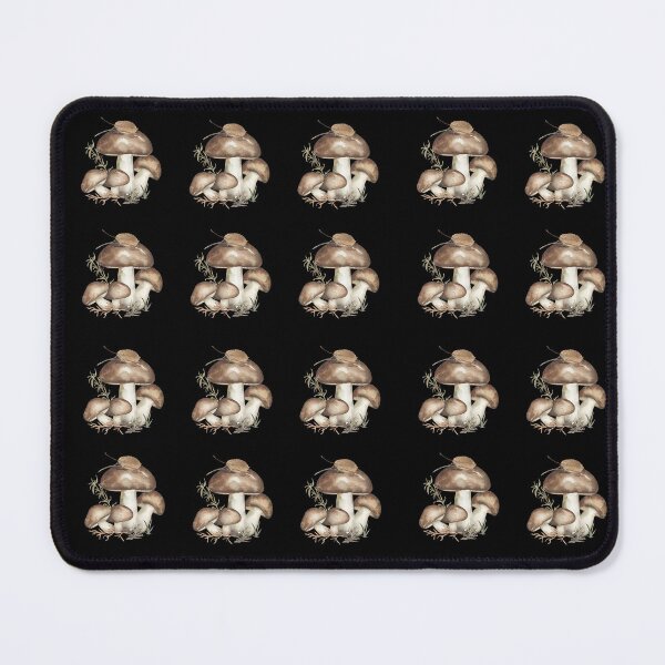 Item preview, Watercolor Mushroom Botanical Dark Cottagecore Seamless Pattern designed and sold by Jyoti Digital Artist.