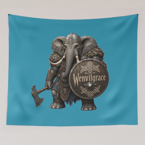 Item preview, Copy of Viking Elephant Warrior Gift designed and sold by Wenvilgrace.
