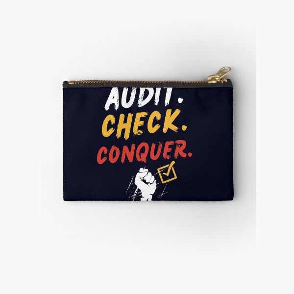 Item preview, Audit Check Conquer | Auditor Motivation Typography | CPA & Accounting Career Design designed and sold by FCA SIR MERCH .