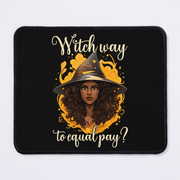 Item preview, Witch Way to Equal Pay? - Bold Feminist Halloween Witch III designed and sold by Lemon Pepper.