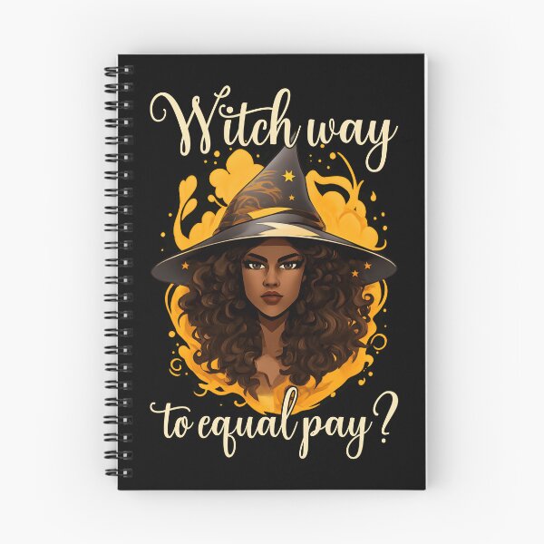 Item preview, Witch Way to Equal Pay? - Bold Feminist Halloween Witch III designed and sold by Lemon Pepper.