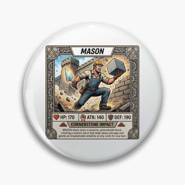 Item preview, Mason Hero Trading Card designed and sold by DeerHouse.