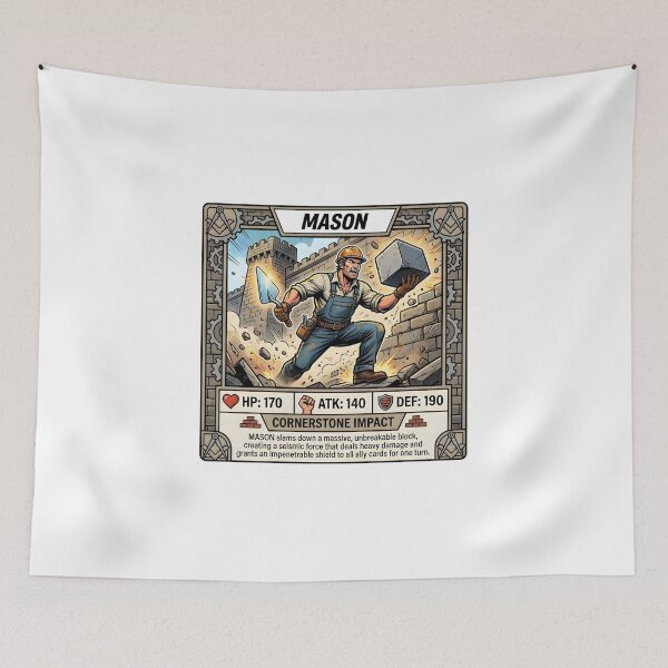 Item preview, Mason Hero Trading Card designed and sold by DeerHouse.