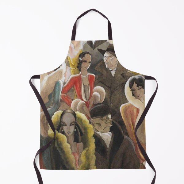 Item preview, Street Scene by Dodo Vintage Art Deco Fashion Print for Elegant Home Decor designed and sold by RickE.