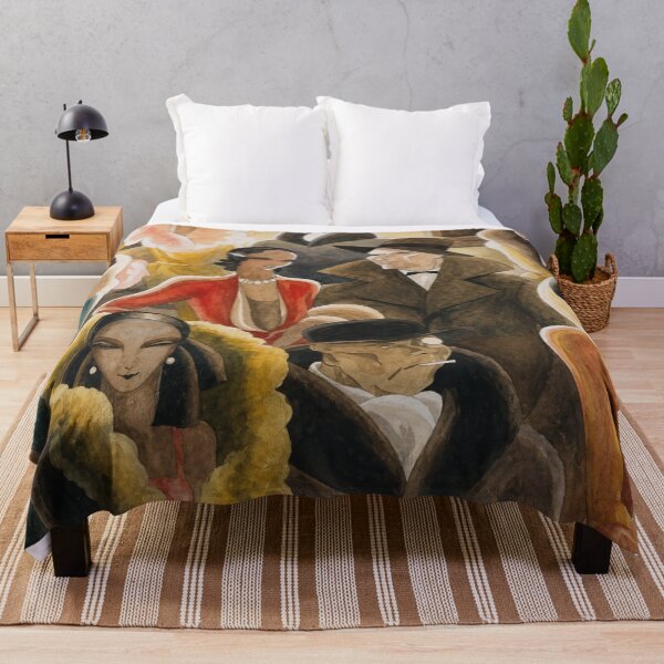 Item preview, Street Scene by Dodo Vintage Art Deco Fashion Print for Elegant Home Decor designed and sold by RickE.