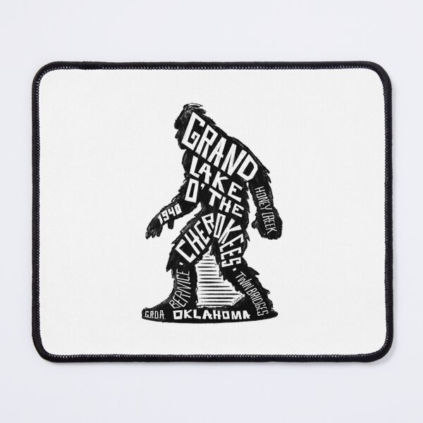 Item preview, Bigfoot Label of Grand Lake Oklahoma designed and sold by John Morris Illustration.