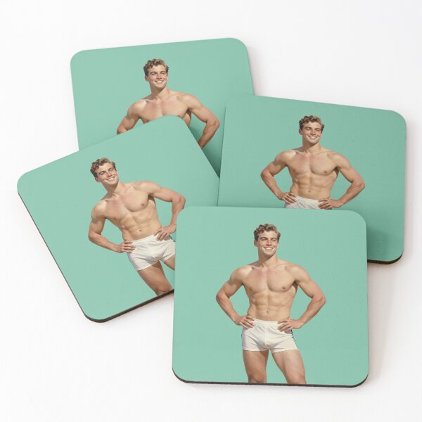 Item preview, Golden Glow - Vintage Athletic Aesthetic Beefcake designed and sold by gayishdesign.
