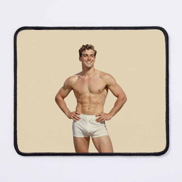 Item preview, Golden Glow - Vintage Athletic Aesthetic Beefcake designed and sold by gayishdesign.