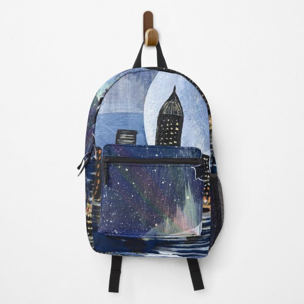Item preview, Moonwalk over the city | Handmade artwork designed and sold by tomahart-.