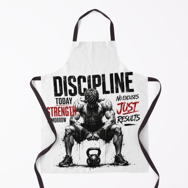 Item preview, Discipline Today Strength Tomorrow – Gym Motivation designed and sold by IronPulseShop.