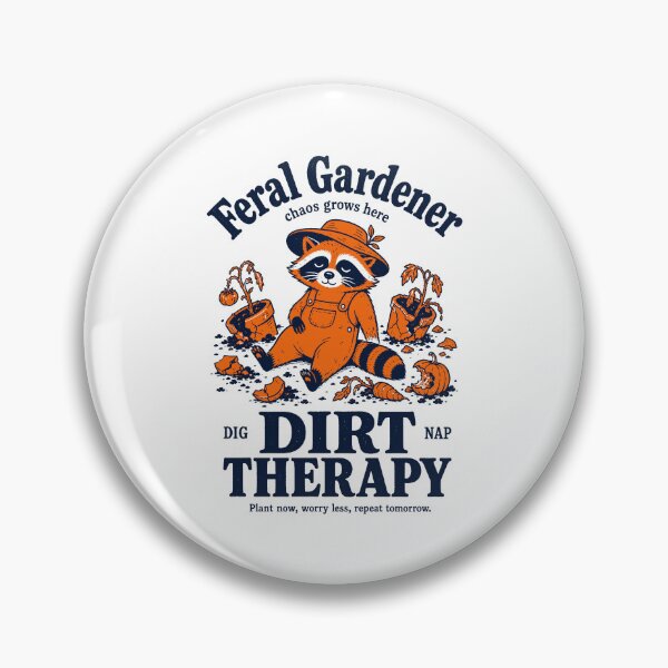 Item preview, Feral Gardener Dirt Therapy Organic Gardening designed and sold by LuminOrb.