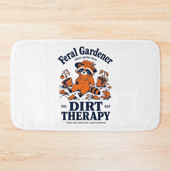 Item preview, Feral Gardener Dirt Therapy Organic Gardening designed and sold by LuminOrb.