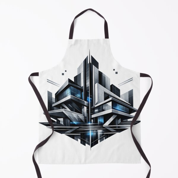 Item preview, Futuristic Architecture – Modern Geometric City Design designed and sold by moditeck.