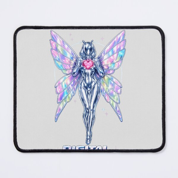 Item preview, Digital Dreamgirl – Y2K Chrome Fairy Cyber Aesthetic designed and sold by Arrow2025.