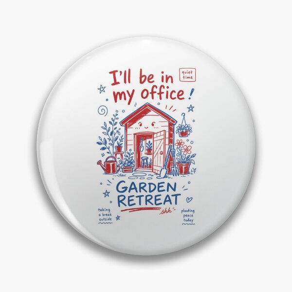 Item preview, Garden Retreat Quiet Time Organic Gardening designed and sold by LuminOrb.