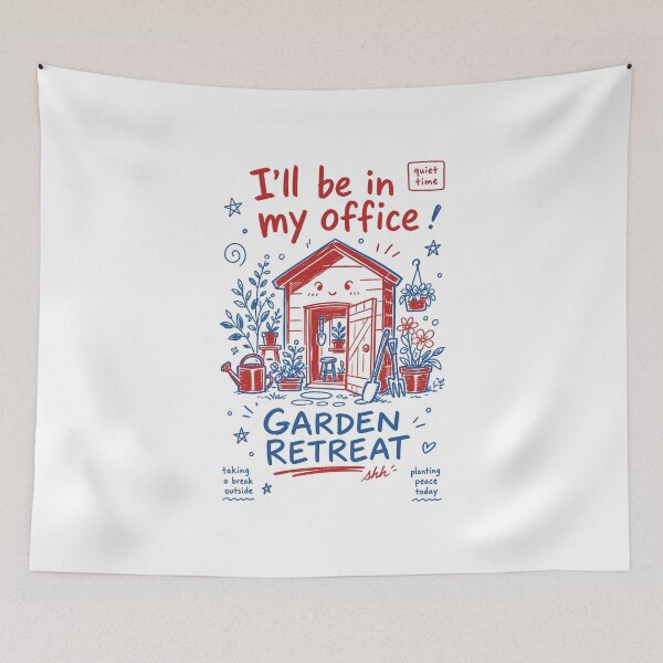 Item preview, Garden Retreat Quiet Time Organic Gardening designed and sold by LuminOrb.