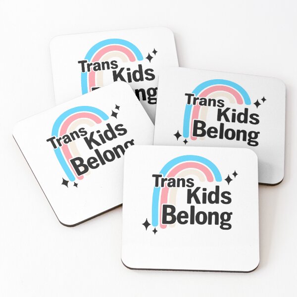 Item preview, Trans Kids Belong LGBTQ Pride Rainbow Equality Support designed and sold by ostenlee.