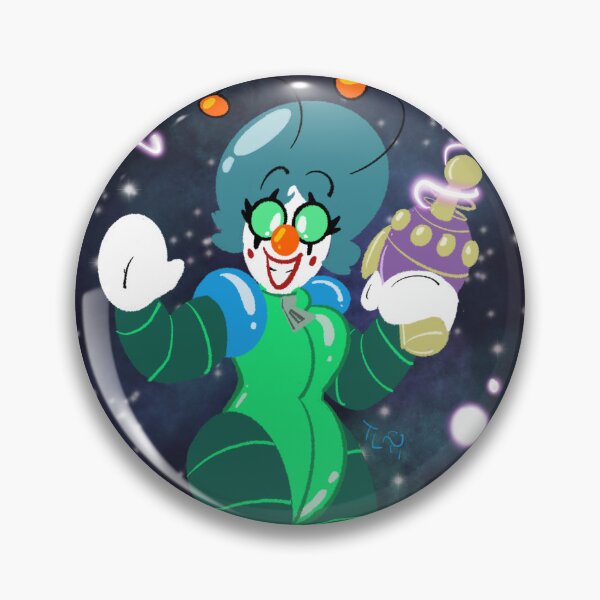 Item preview, Space Clown Gal designed and sold by BowlerHatBazzar.