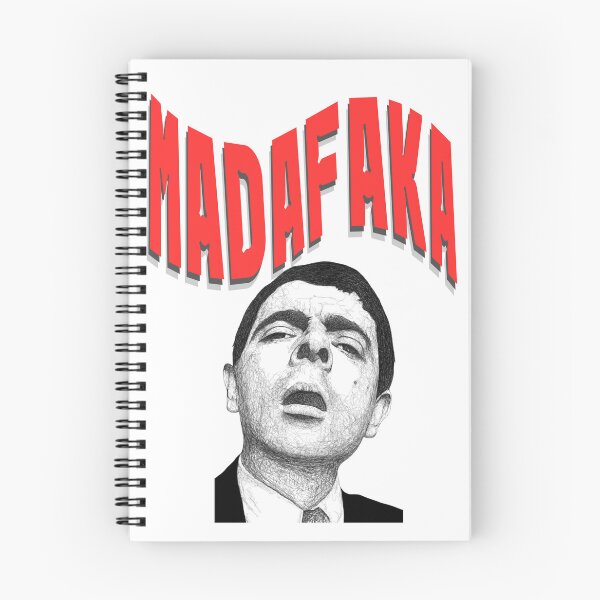 Item preview, Madadaka wit MR bean.......Funny Shocked Expression Typography Illustration designed and sold by Elkholy arts shop.