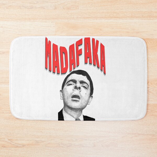 Item preview, Madadaka wit MR bean.......Funny Shocked Expression Typography Illustration designed and sold by Elkholy arts shop.