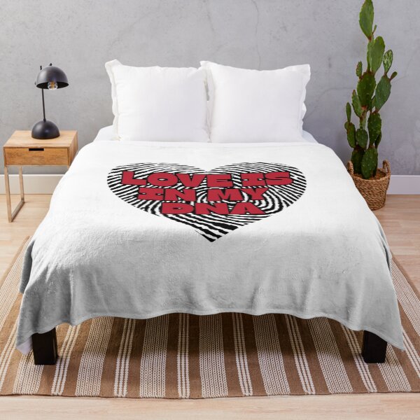 Item preview, Love Is In My DNA Fingerprint Heart Design Romantic DNA Love Quote designed and sold by HYPNK.