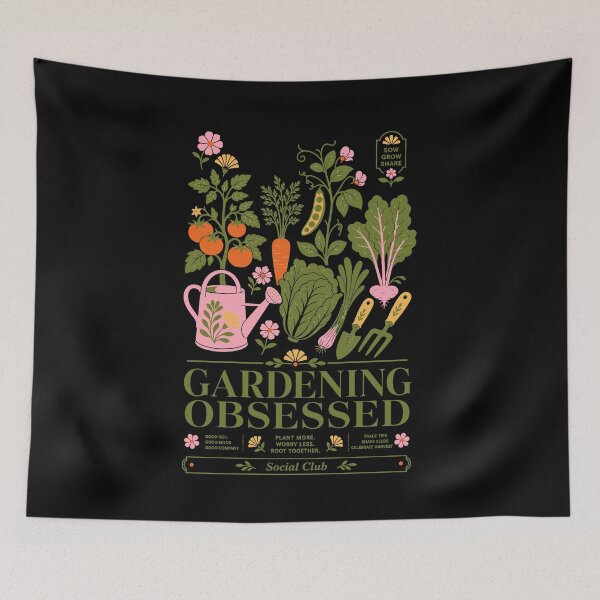 Item preview, Urban Gardening Gardening Obsessed Social Club designed and sold by LuminOrb.
