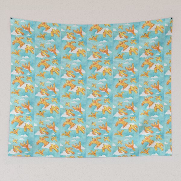 Item preview, Golden Birds Flying designed and sold by SophieCorrigan.