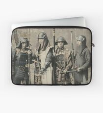 Samurai warriors vintage photograph Laptop Sleeve