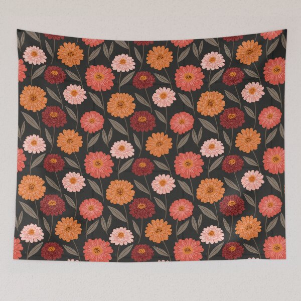 Item preview, Fragrant Zinnia Texture  - Birth Flower Pattern - Birthday Gifts designed and sold by RoyalStarsPatts.