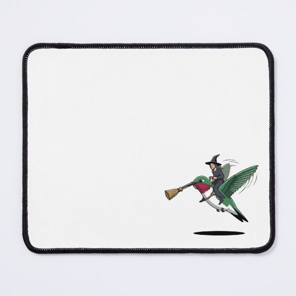 Item preview, Witch Riding Giant Hummingbird With Broomstick Beak designed and sold by Rare By Hero.