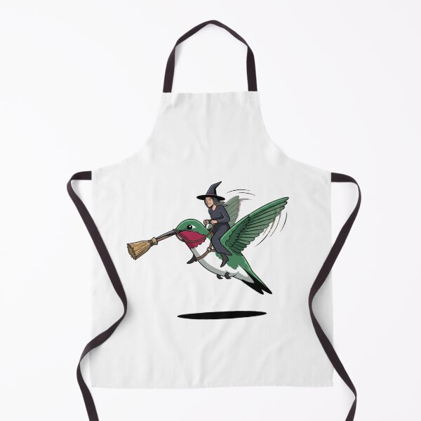 Item preview, Witch Riding Giant Hummingbird With Broomstick Beak designed and sold by Rare By Hero.